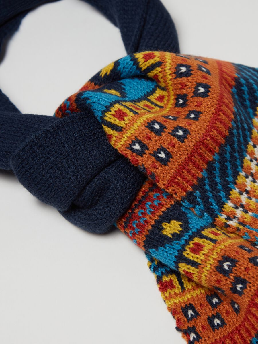 Sciarpa con lavorazione jacquard_1