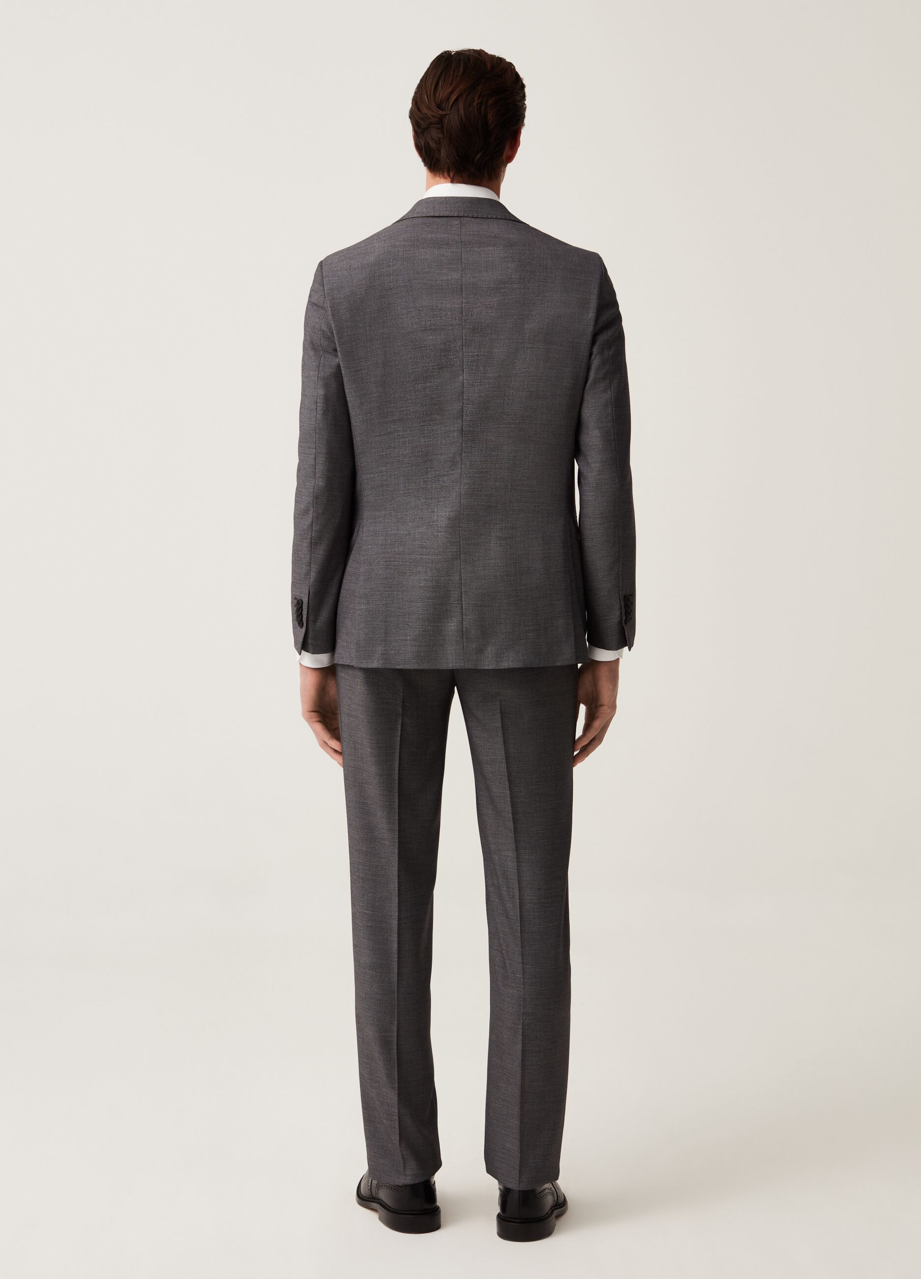 Abito regular fit mélange_2