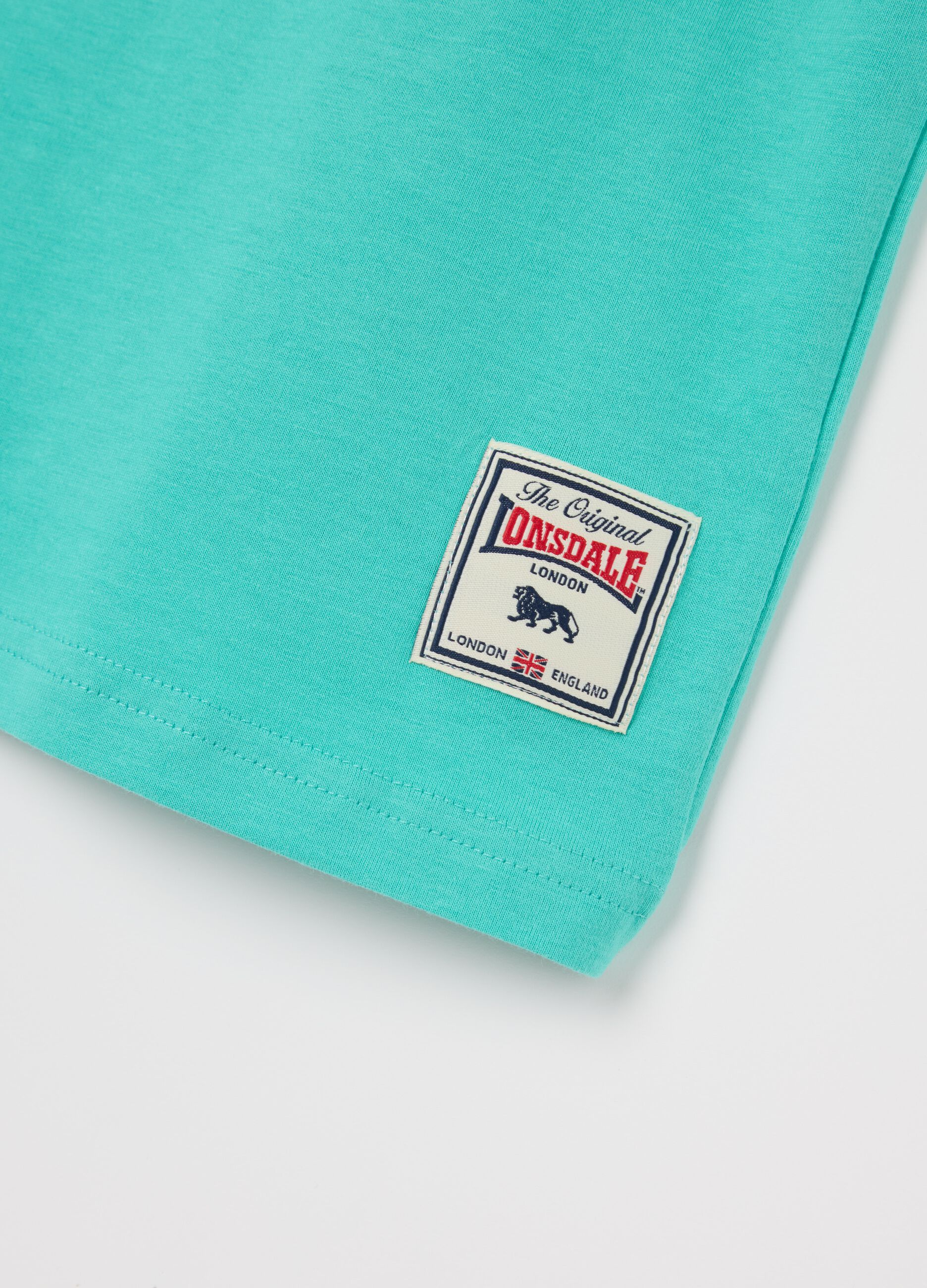 Cotton T-shirt with logo print