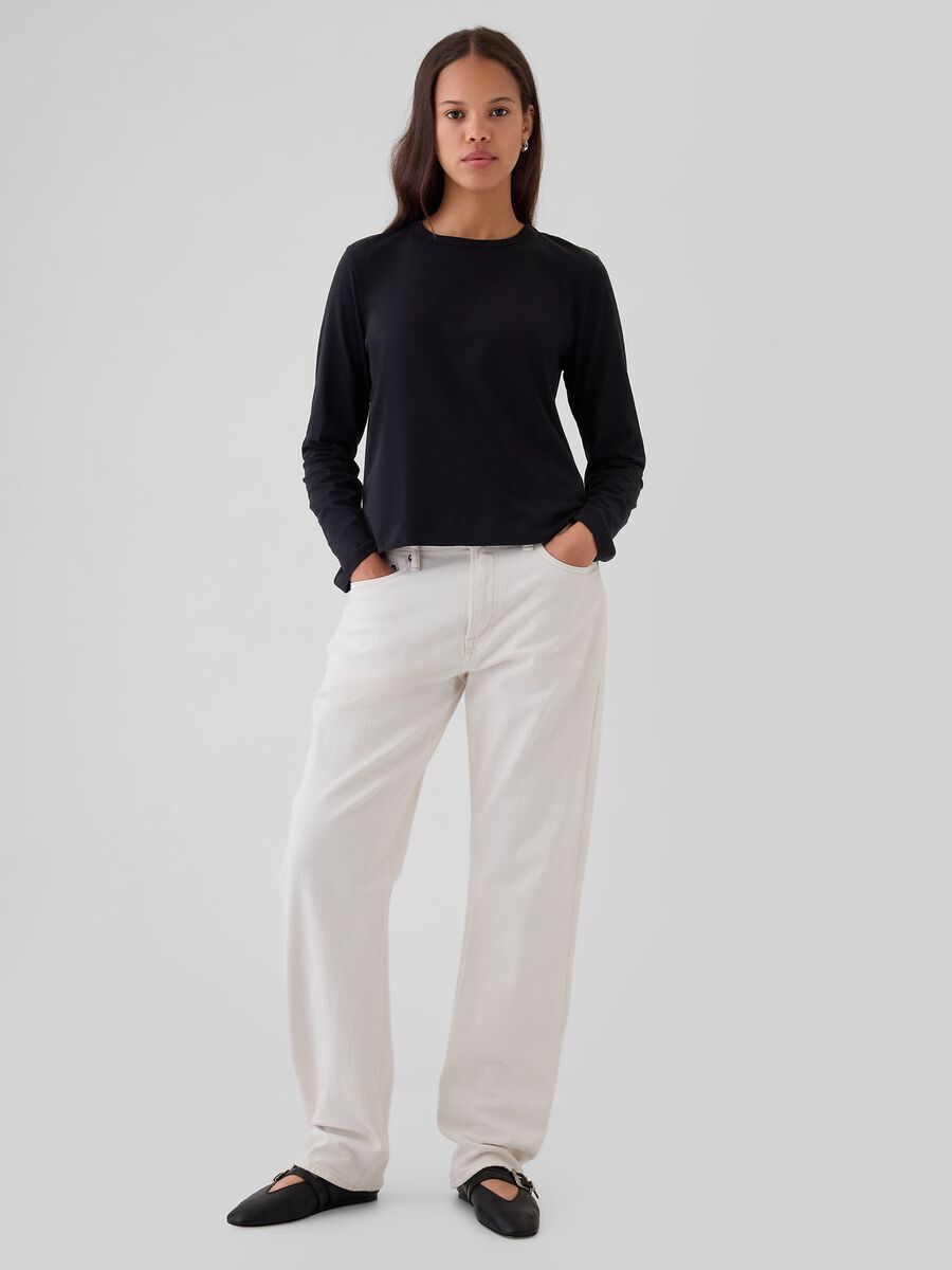 Long-sleeved T-shirt in cotton_1