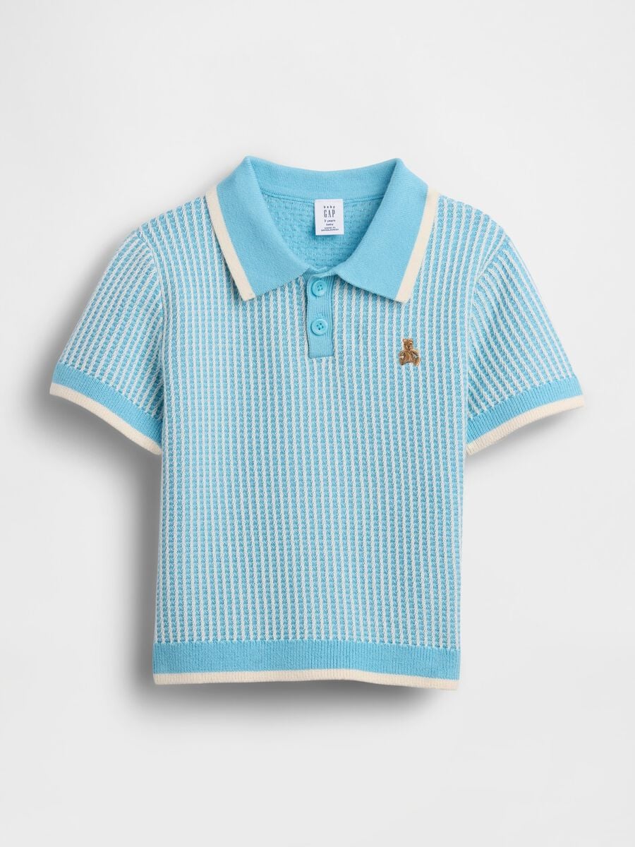 Short-sleeve pure cotton polo shirt_1