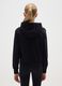 Girls' Black Pure Cotton Hoodie Regular Fit_1