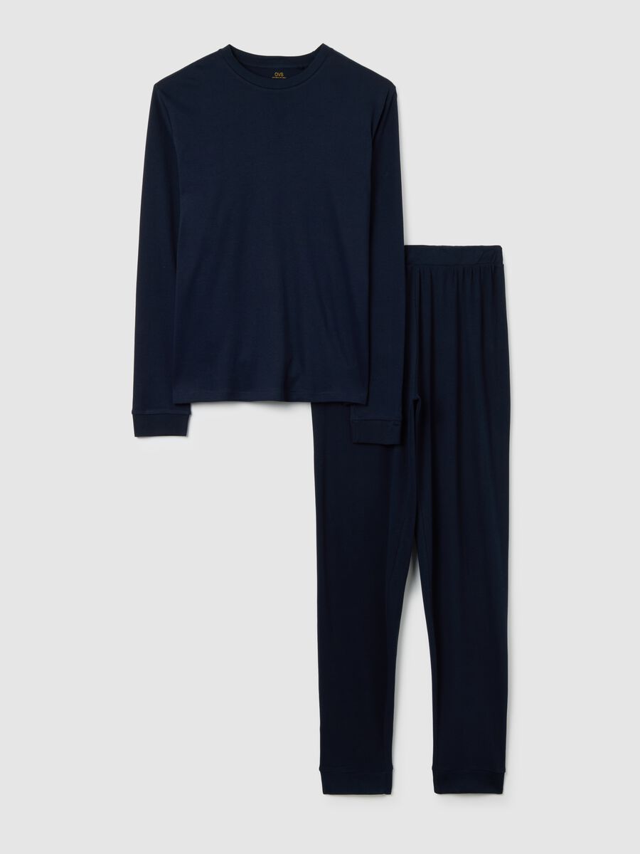 Blue Cotton Pyjama_0