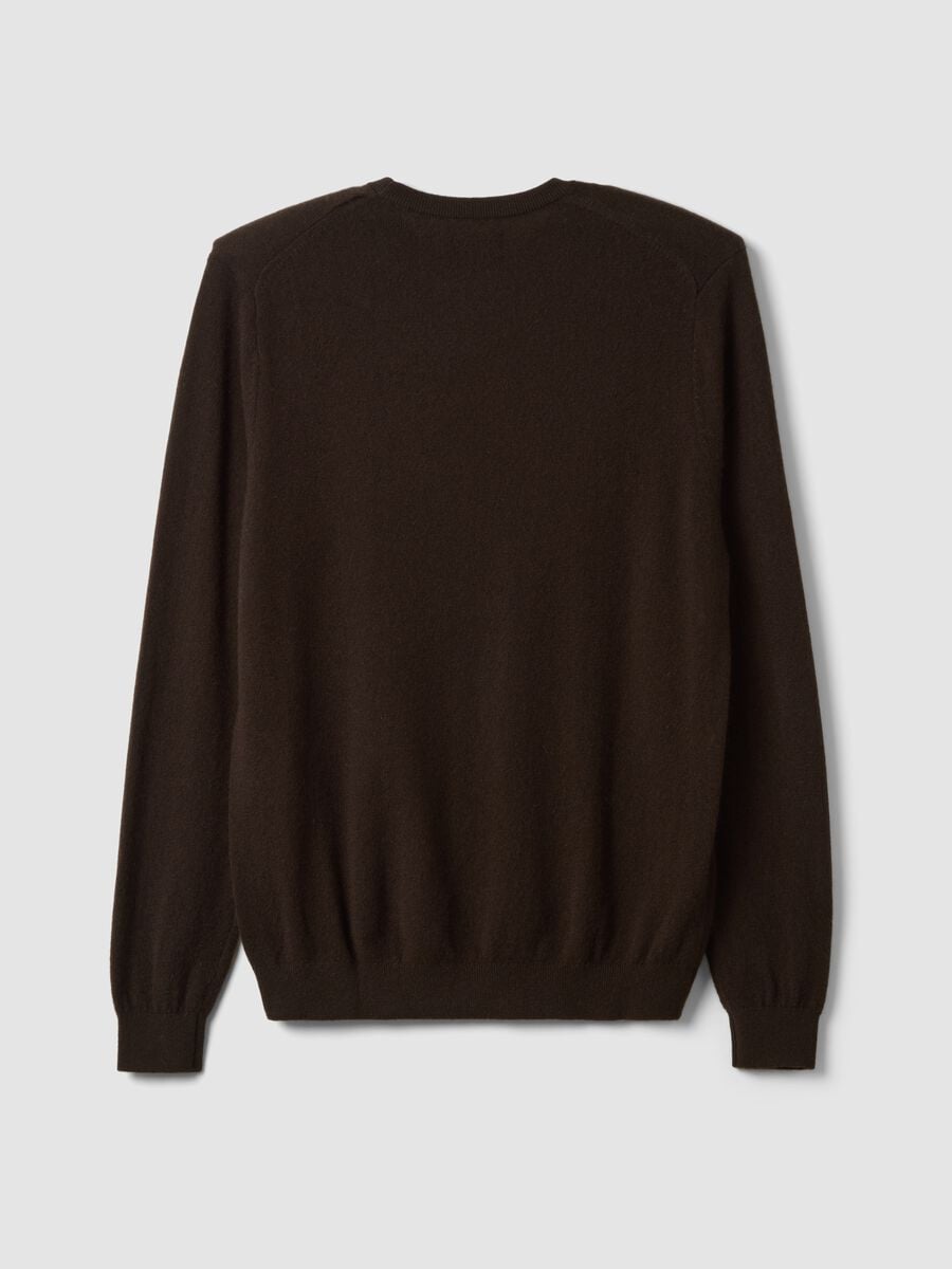 Brown pure cashmere jumper in a regular fit_6