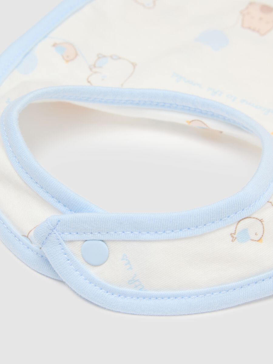Multicolour pure cotton bibs for babies_2