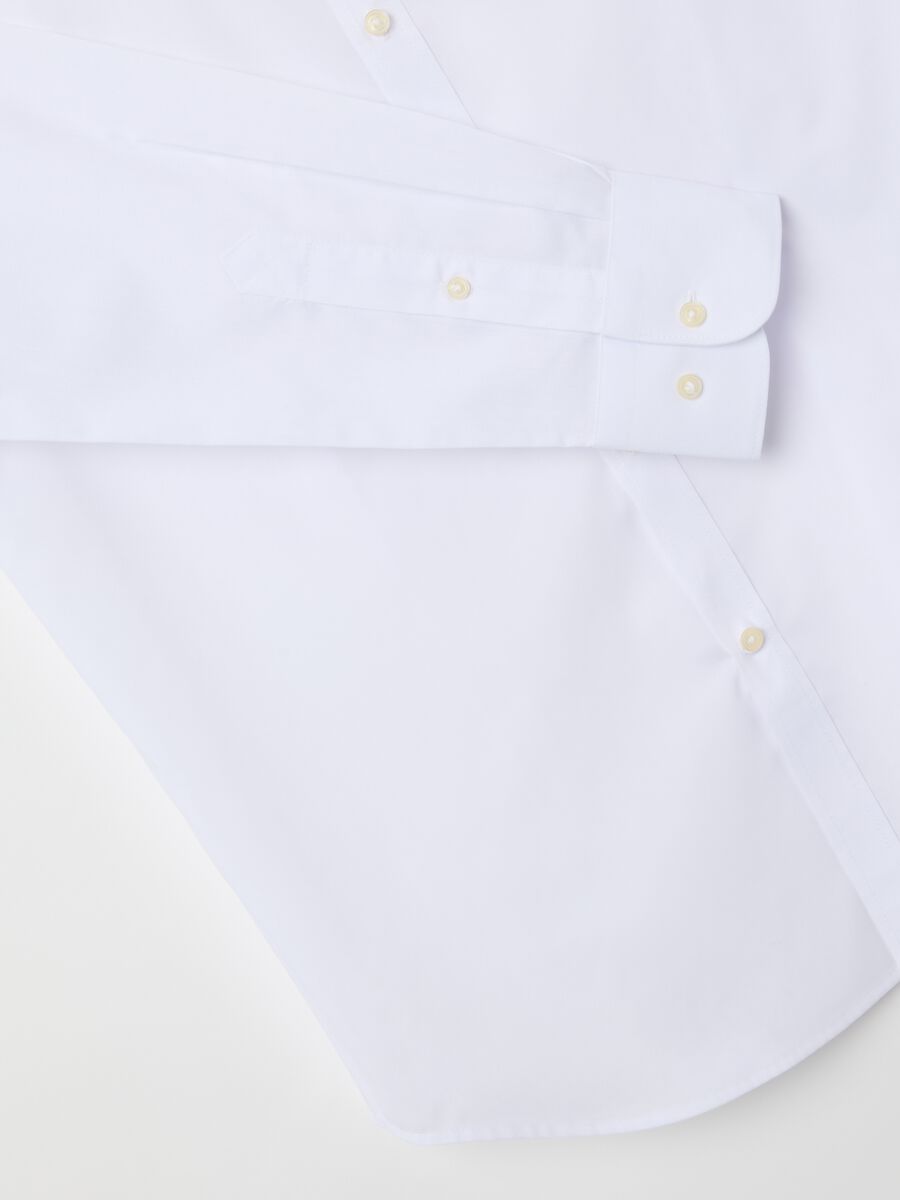Slim Fit White Shirt_5