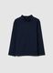 Children's stretch cotton jumper in blue regular fit_0