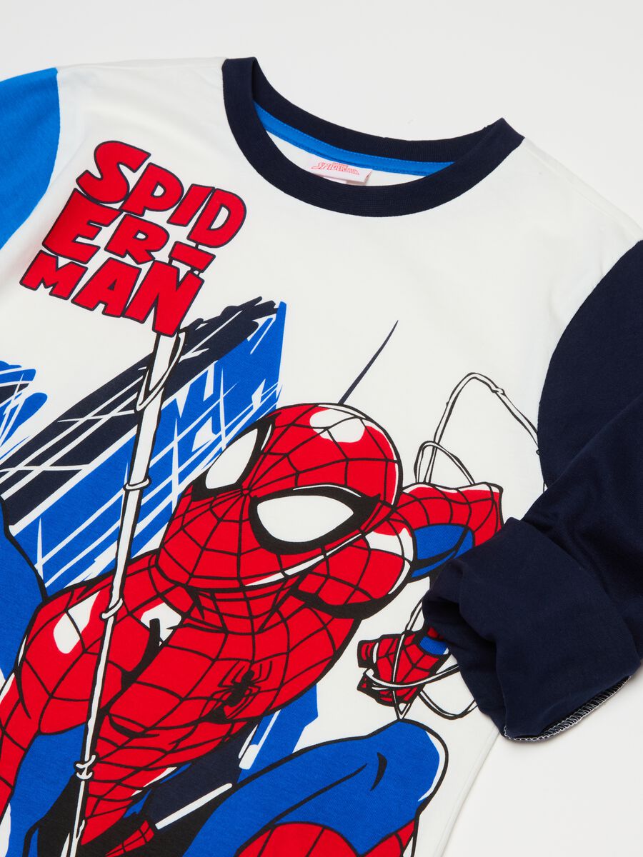 Pyjamas in organic cotton with Spider-Man print_1