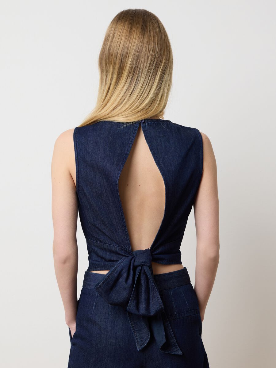 Women's Pure Cotton Denim Top_3