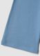 Pantaloni azzurri in puro cotone con vita elasticizzata regular fit_3