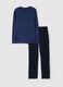 Blue pure cotton pyjamas regular fit_4