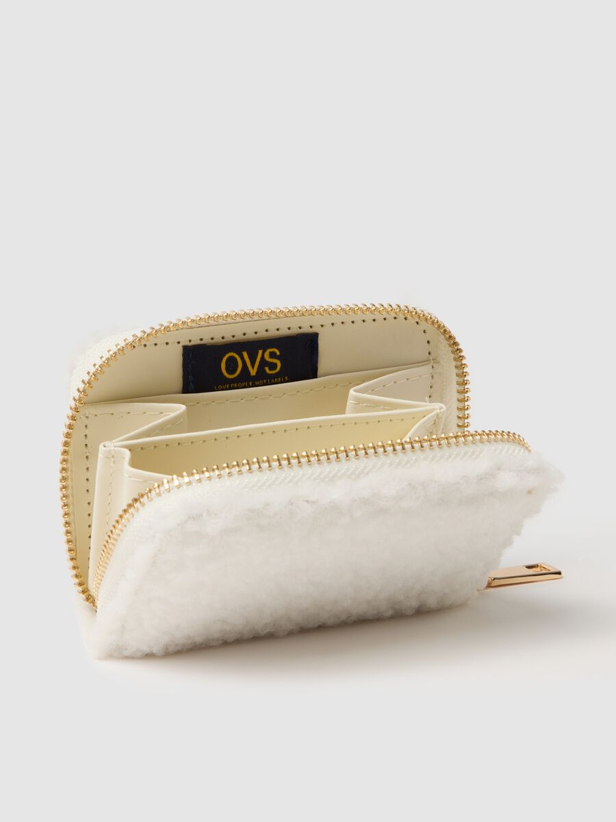 White Wallet with Zip_2