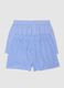 Men's Cotton Boxer Twin Pack in Light Blue Regular Fit_4