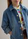 Girls' regular fit blue denim cotton jacket_2