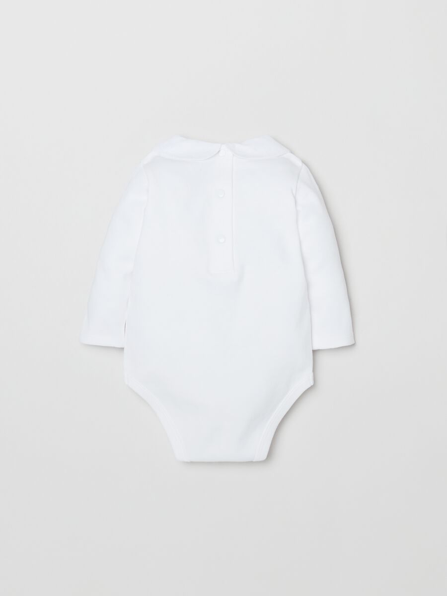 Body in cotone a maniche lunghe con ricamo_1