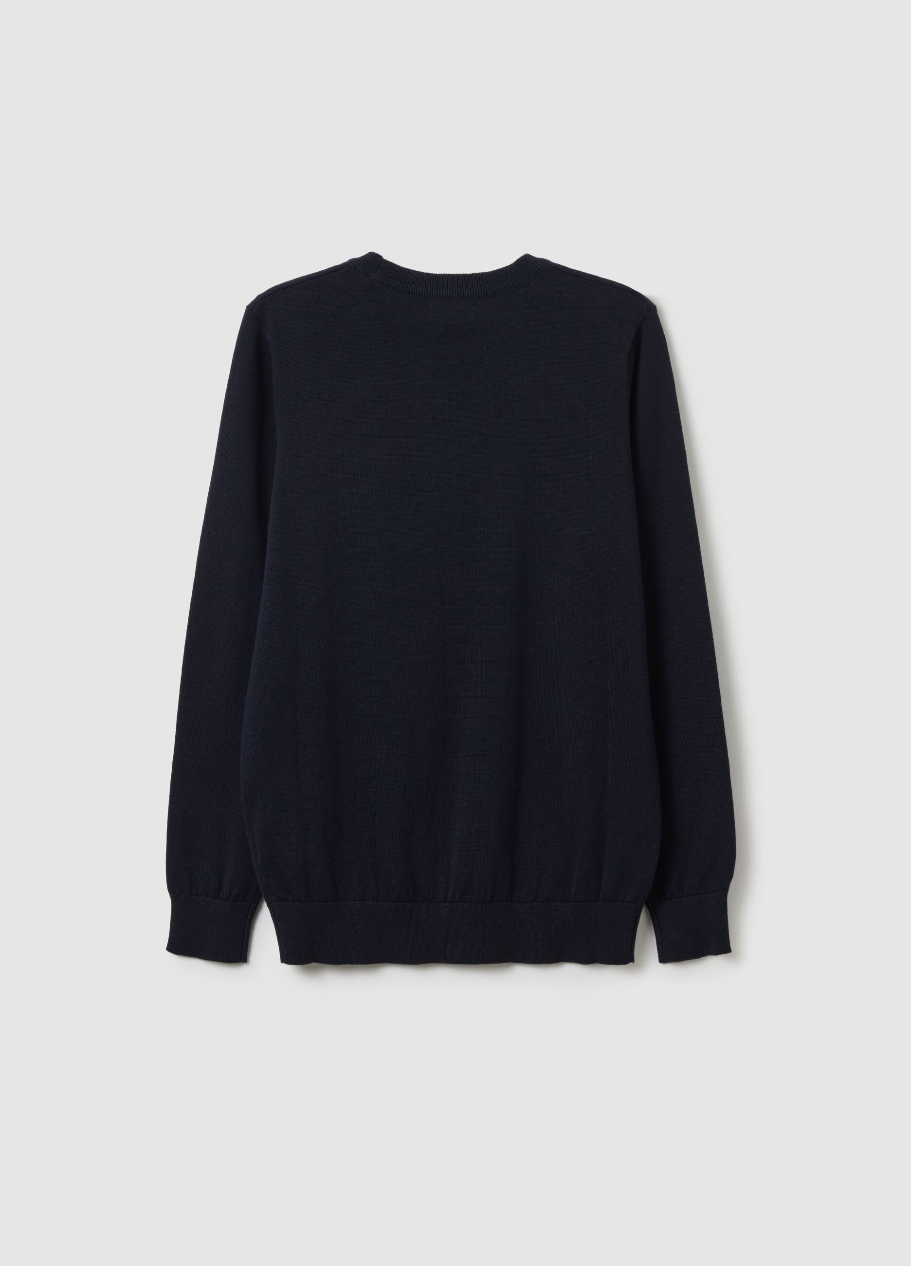 Boys' Pure Cotton Black Regular Fit Sweater