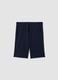 Boys&rsquo; blue pure cotton comfort-fit shorts_3
