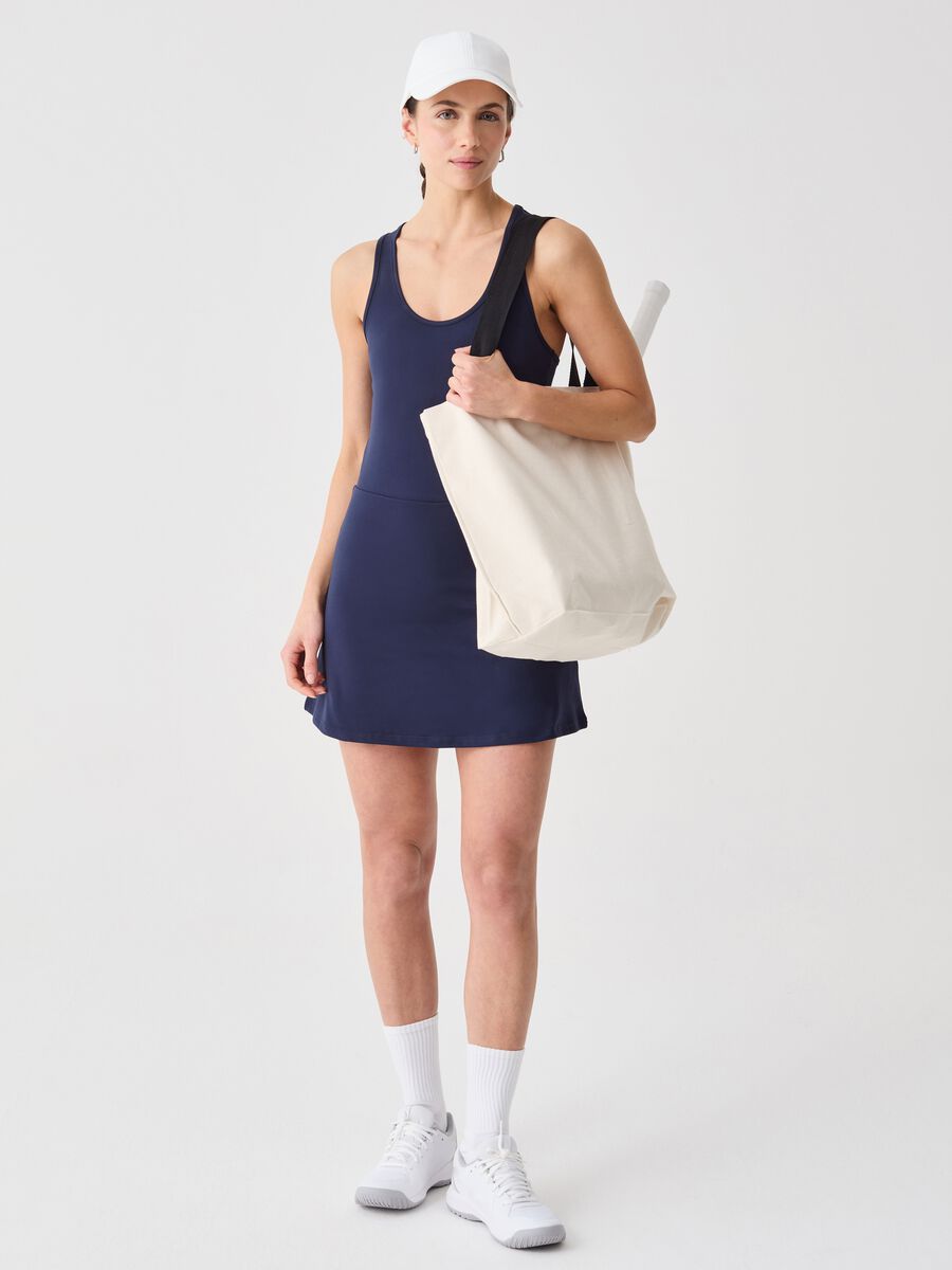 SLAZENGER light blue sports dress in stretch fabric_0