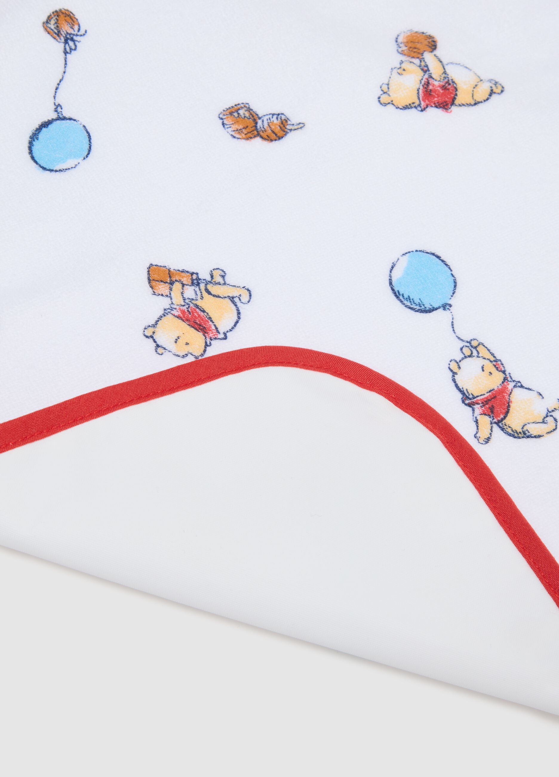 Set of multicolour cotton-blend newborn bibs tripack