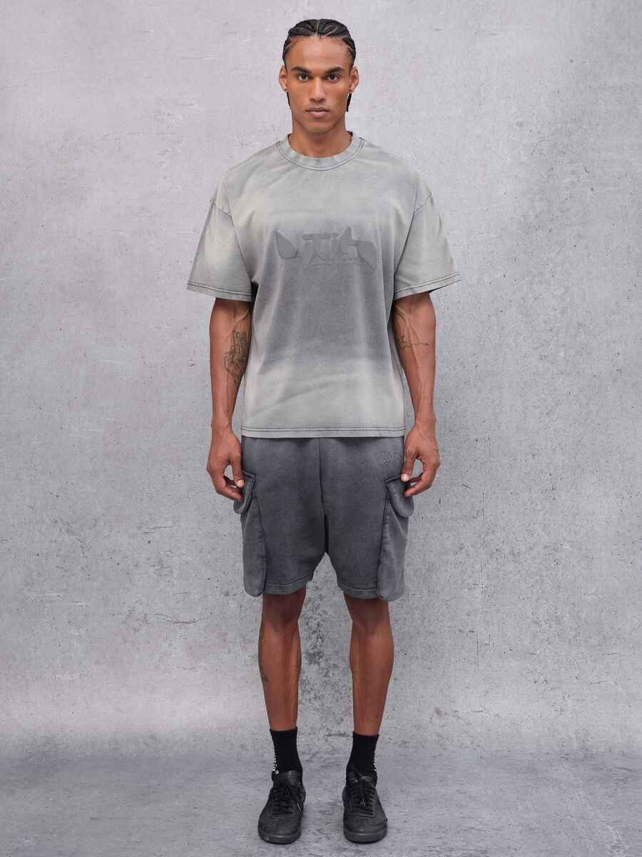 Sunfaded Graphic T-shirt Vintage Grey_5