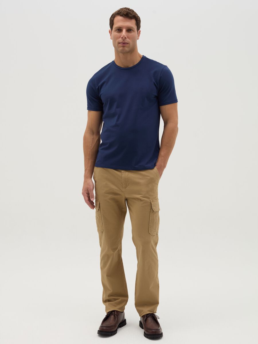 Slim-fit T-shirt in organic cotton_0