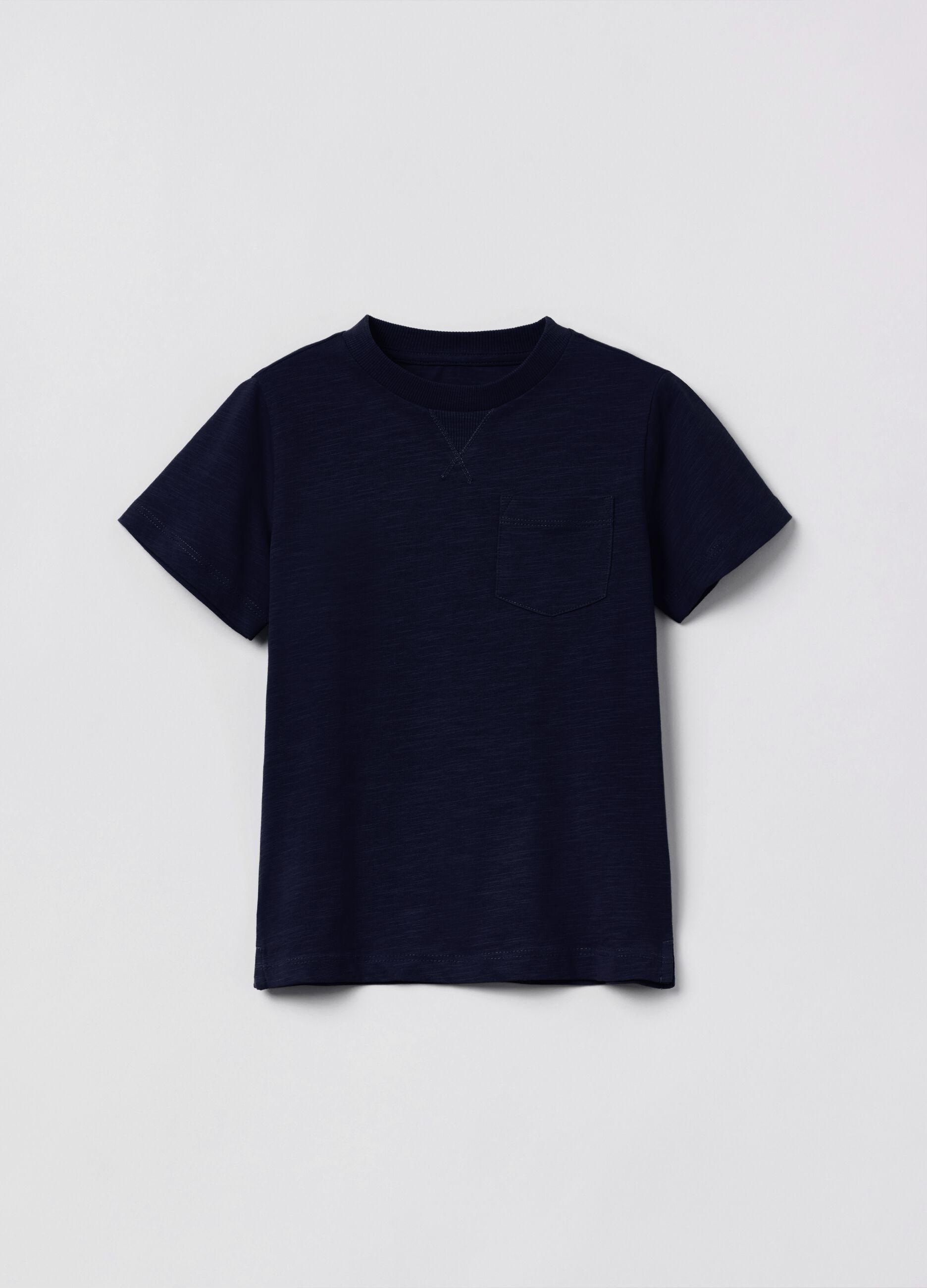 Cotton T-shirt with pocket