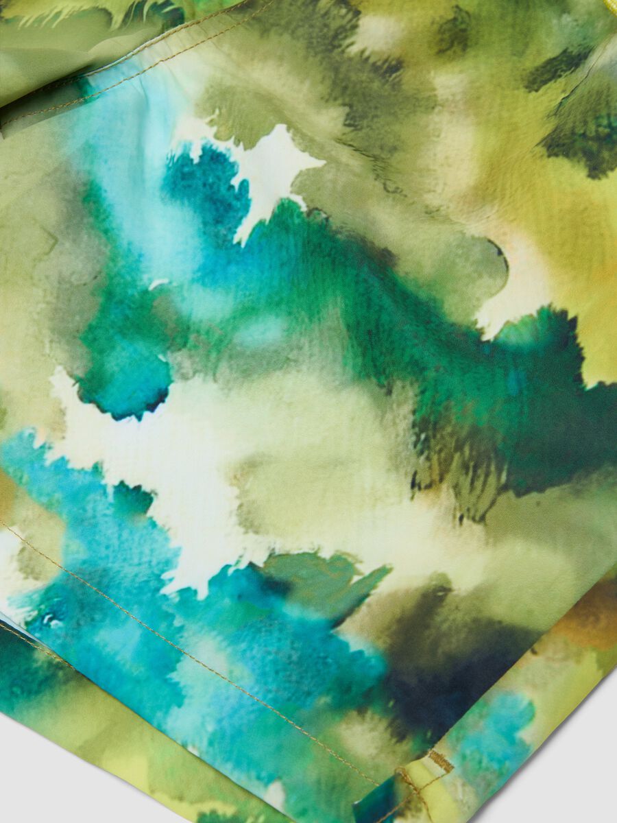 Multicolour boys&rsquo; swim shorts with watercolour-effect print_3