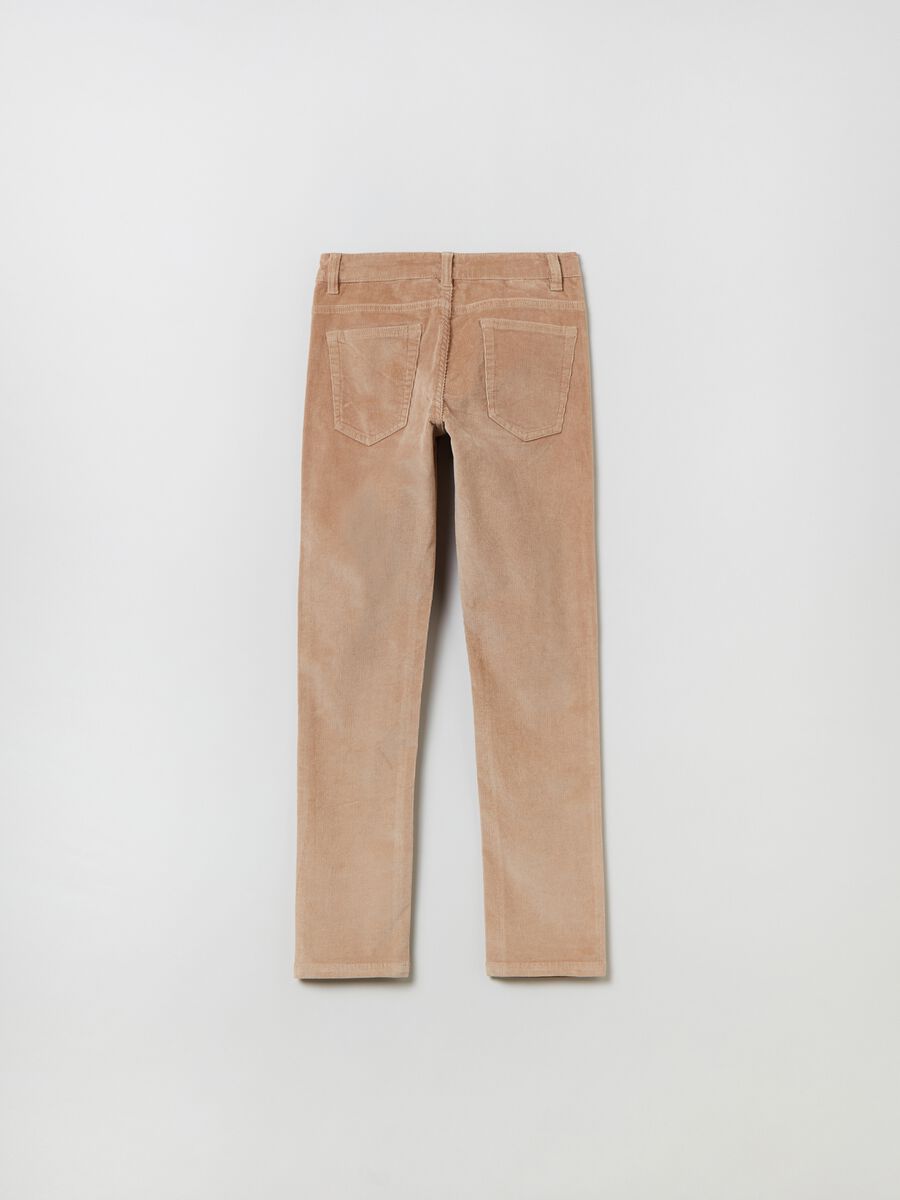 Pantaloni in corduroy cinque tasche_1