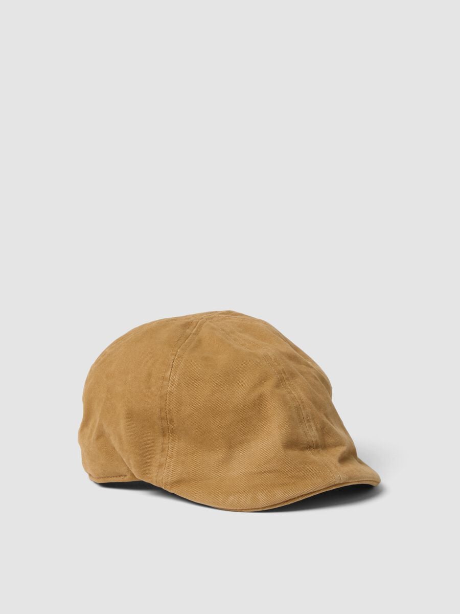 Coppola marrone in puro cotone_0