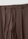 Brown stretch-viscose straight-fit trousers_6