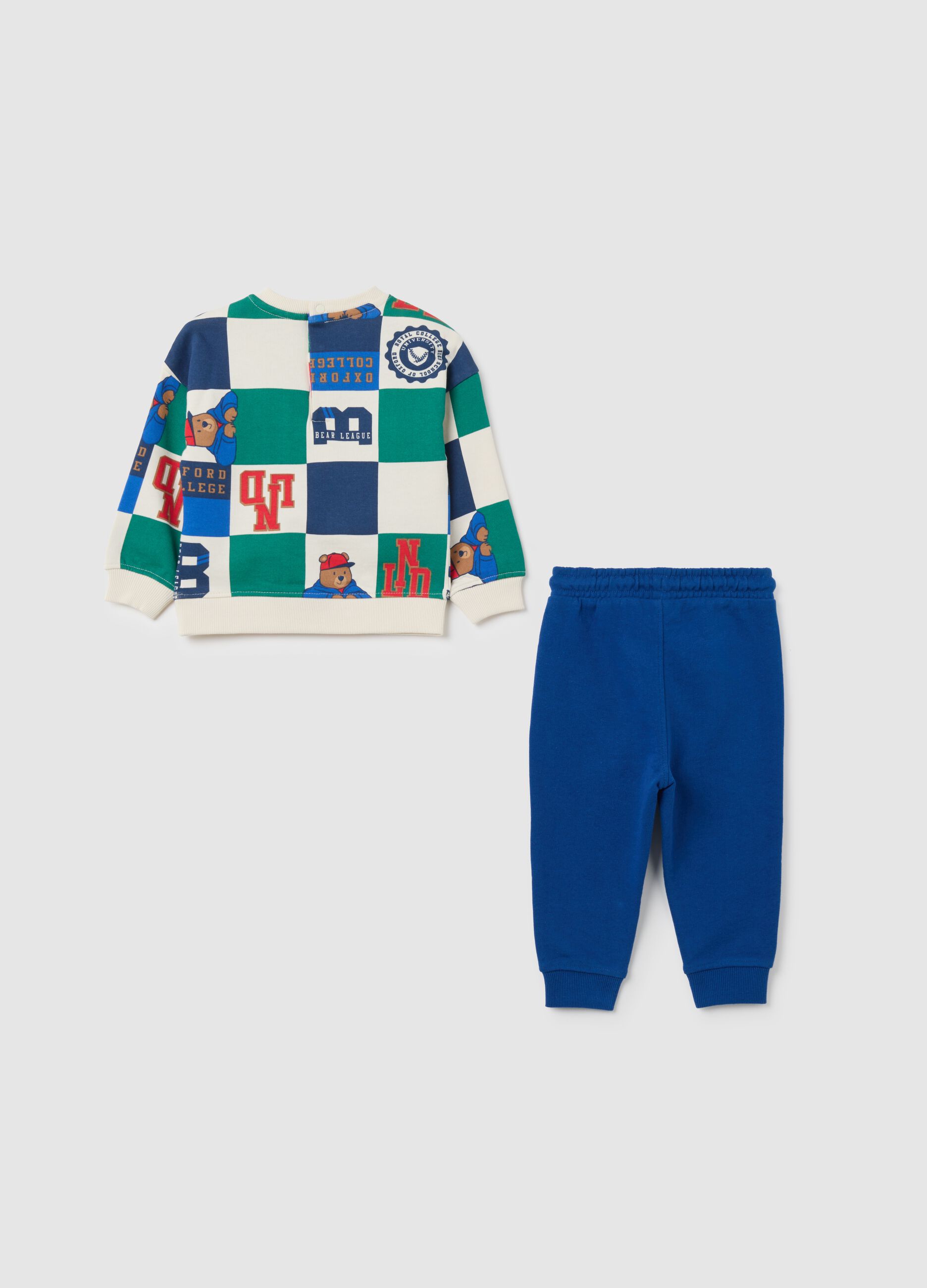 Children's outfit in pure cotton multicolor regular fit