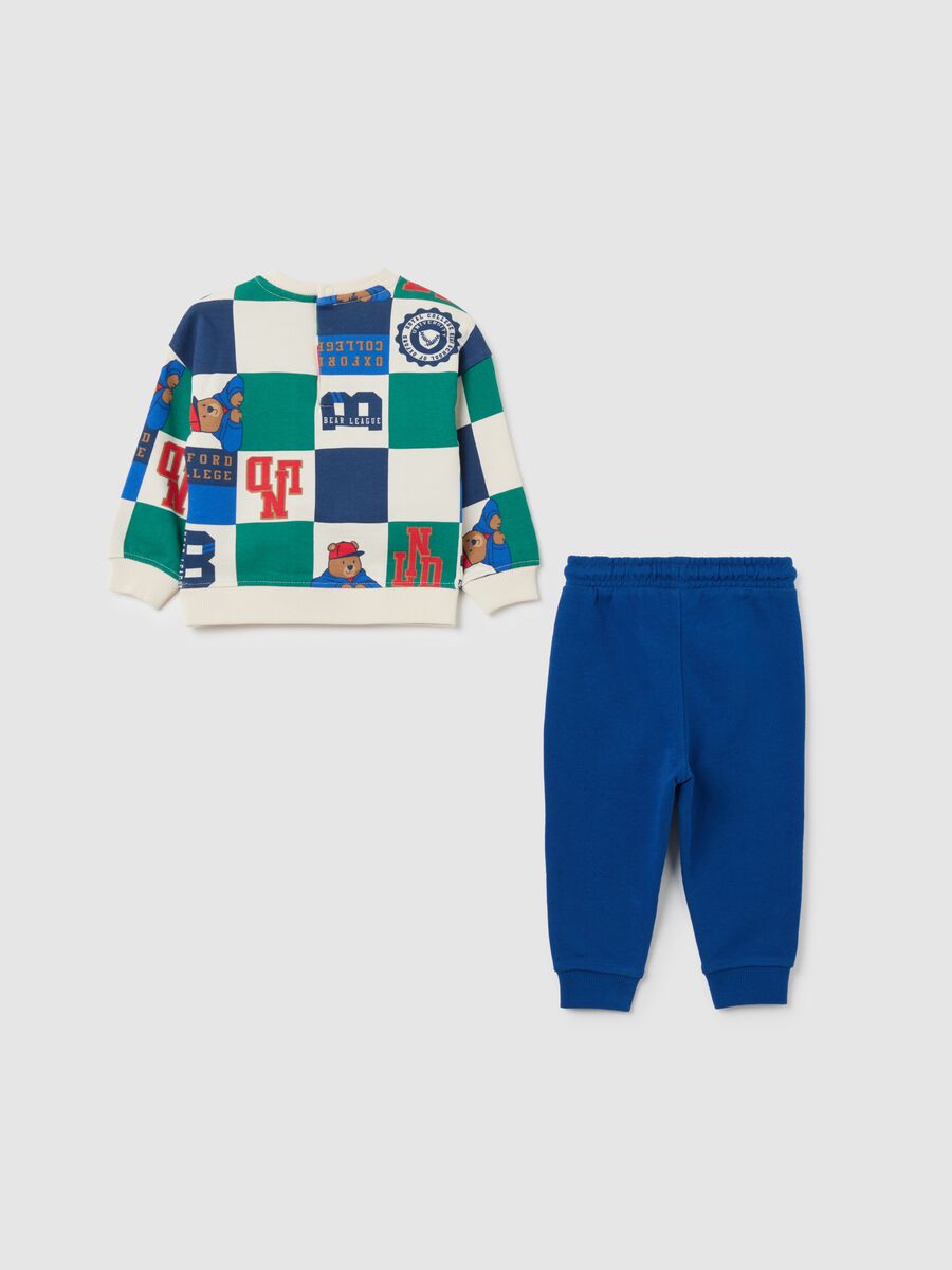 Children's outfit in pure cotton multicolor regular fit_1