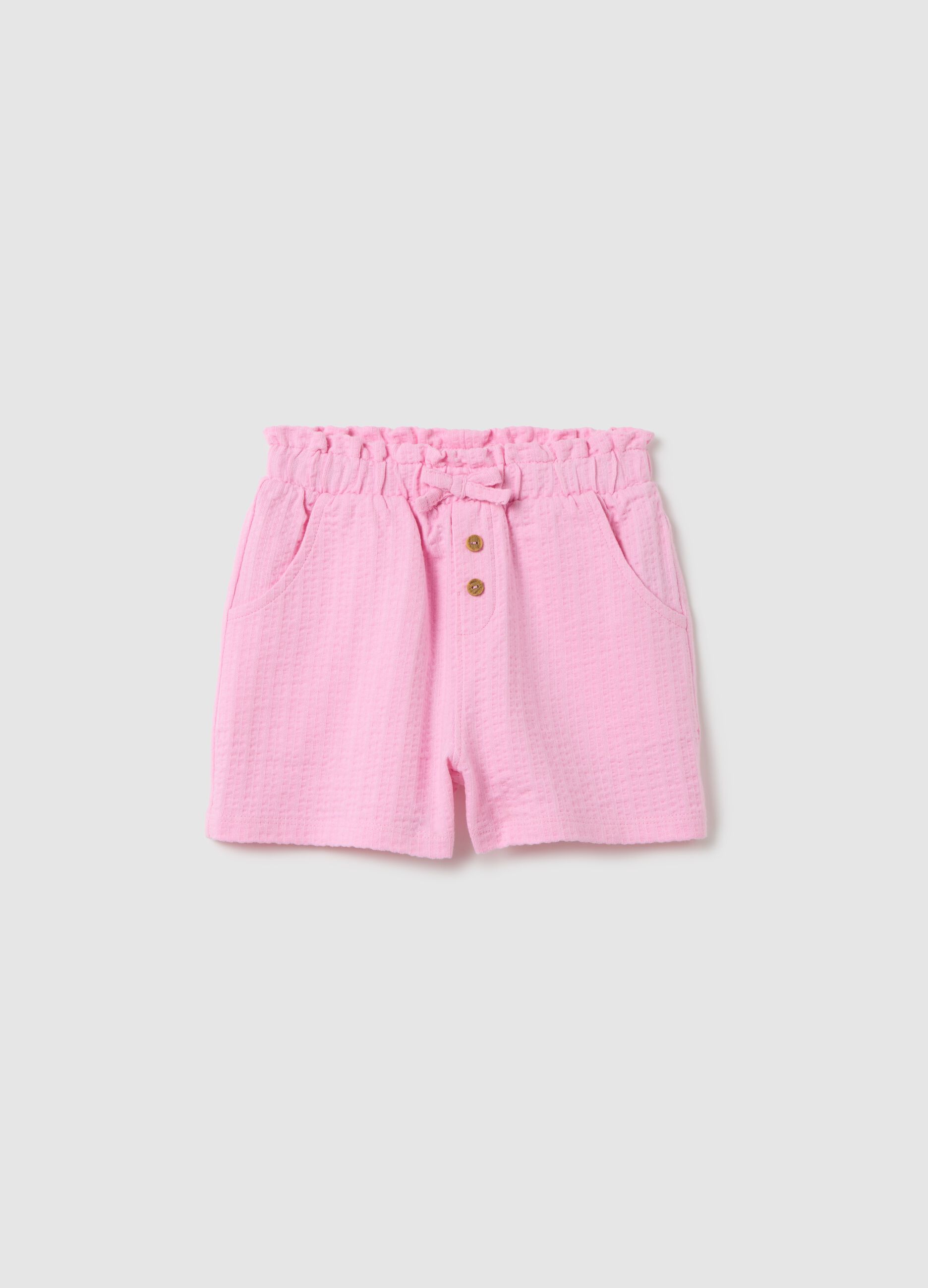 Fagottino pure cotton pink shorts