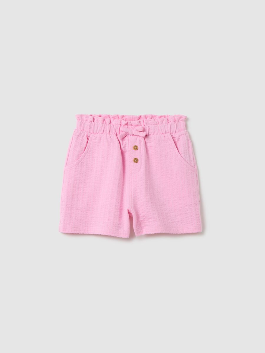 Fagottino pure cotton pink shorts_0