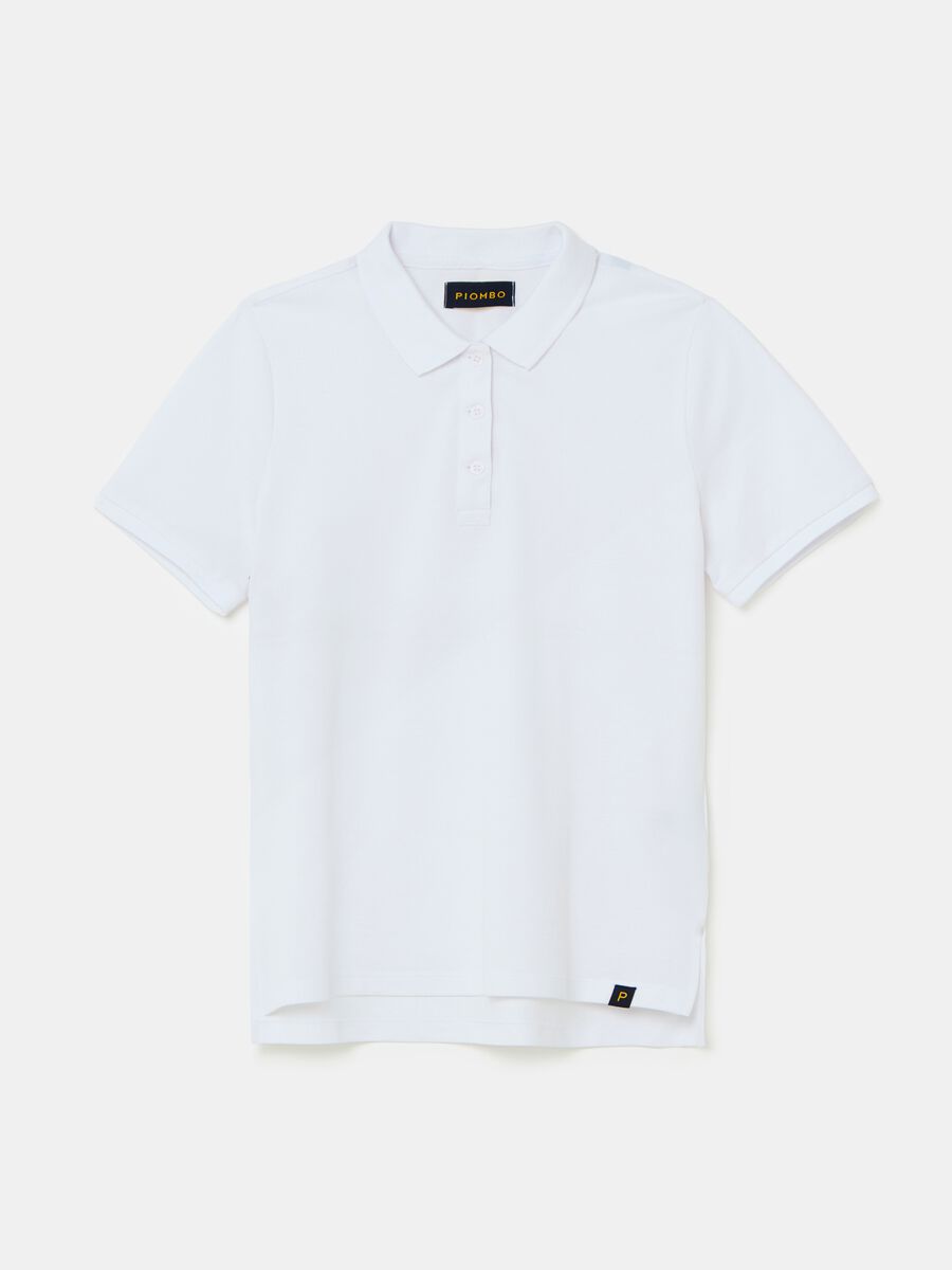 Cotton pique polo shirt_3