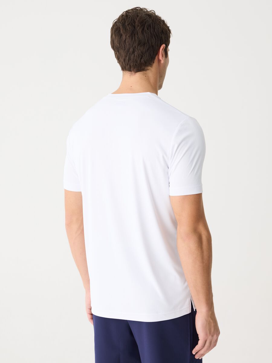 SLAZENGER T-shirt in technical fabric with logo_3