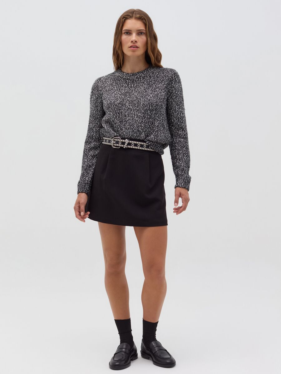 Mélange pullover in lurex_1