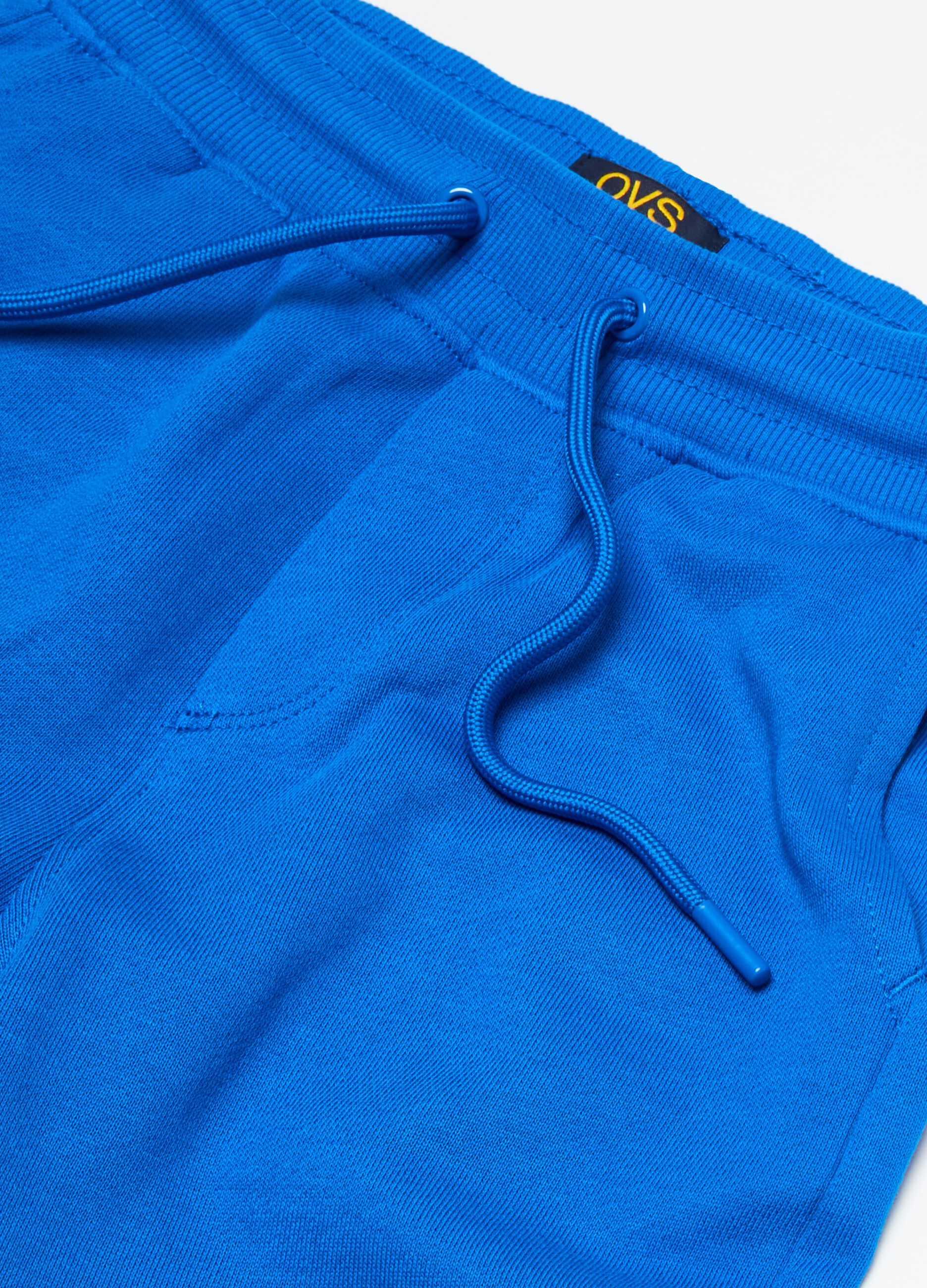 Essential Bermuda shorts in organic cotton fleece