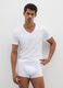 Tripack of white pure cotton boxers regular fit_0