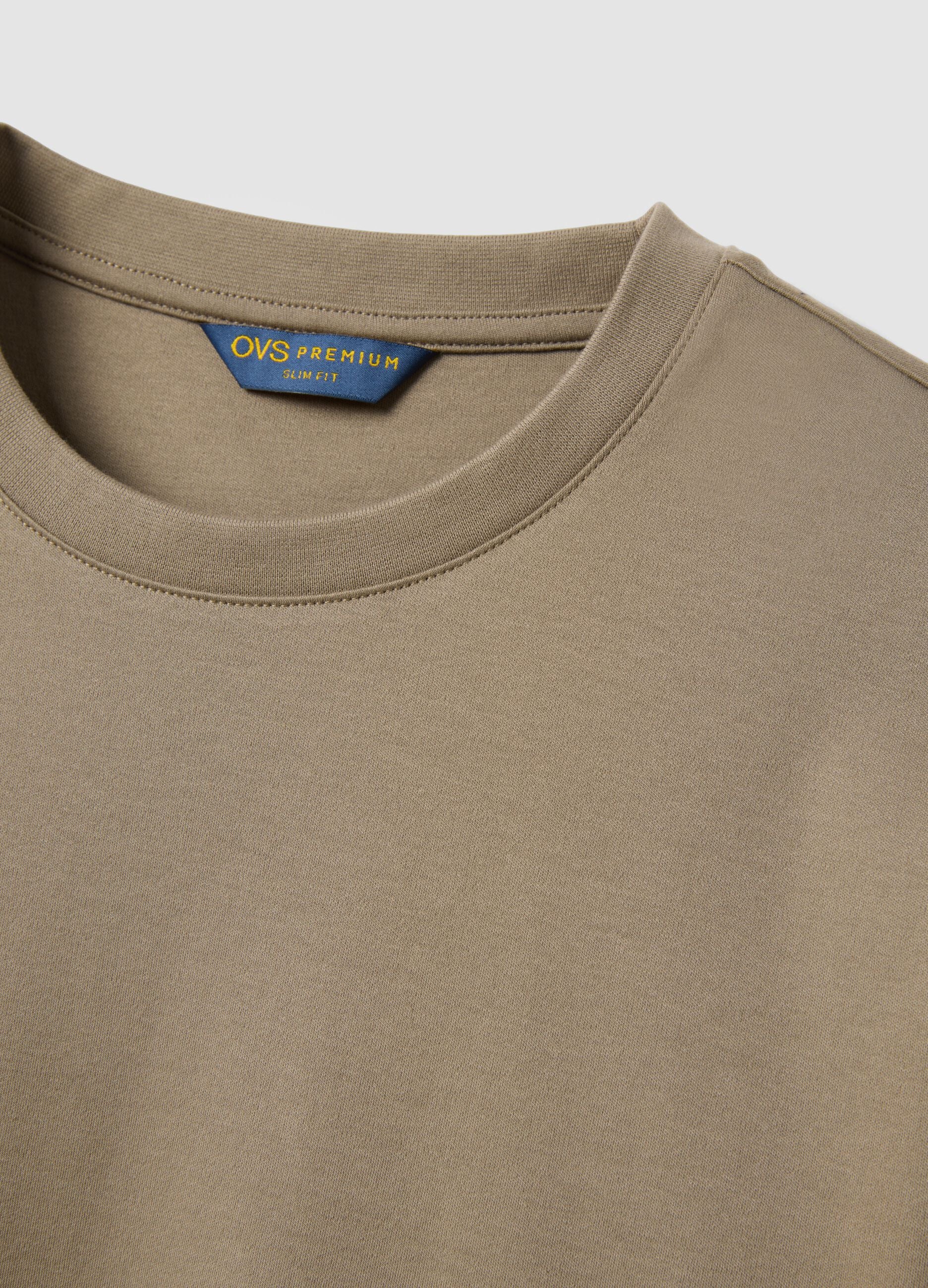 Beige pure cotton T-shirt
