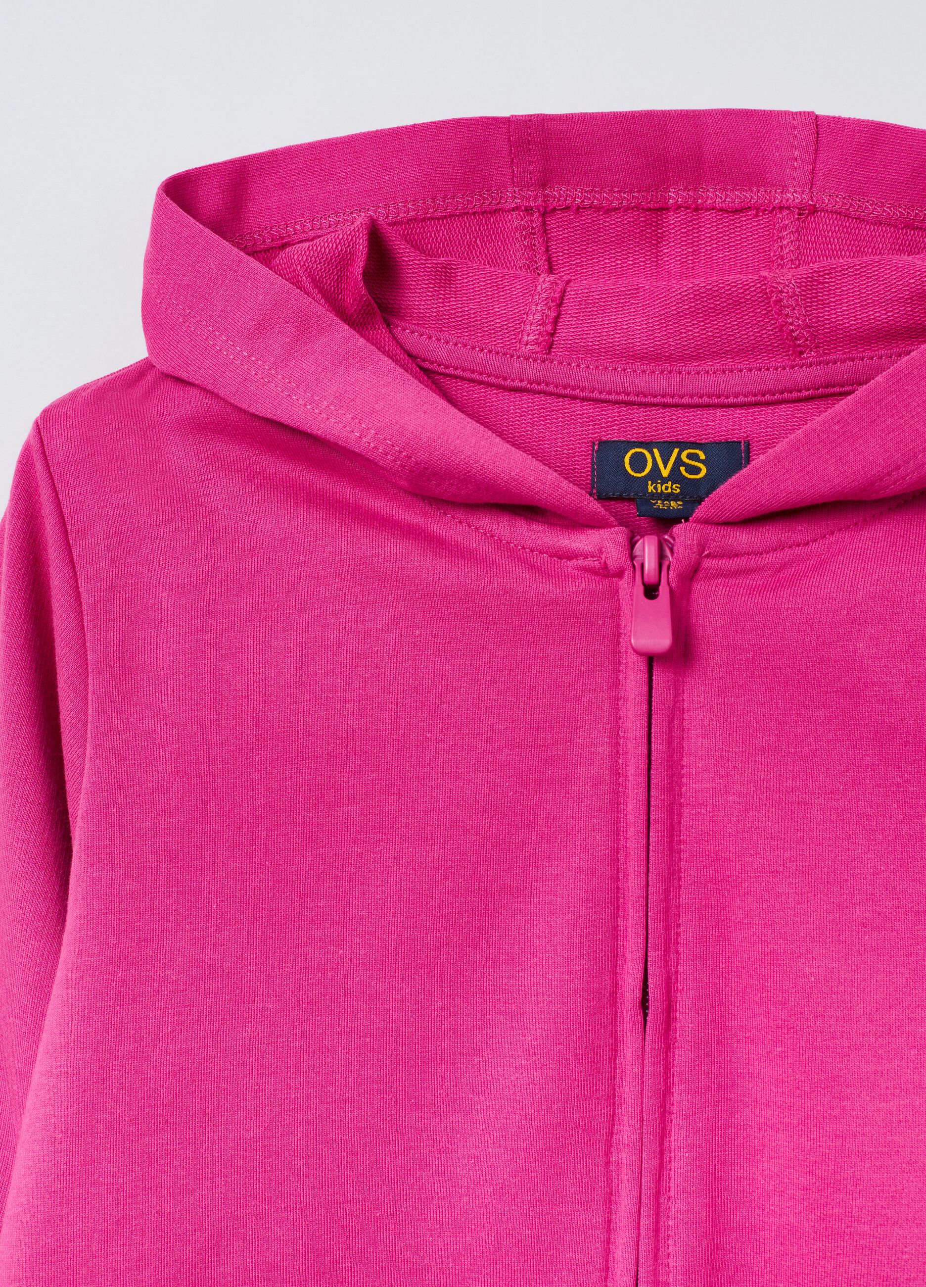 Full-zip in French Terry con cappuccio_2