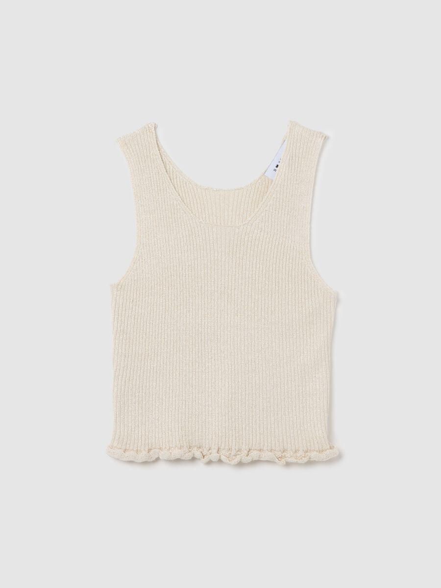 Beige Summer Top Regular Fit B.Angel_4