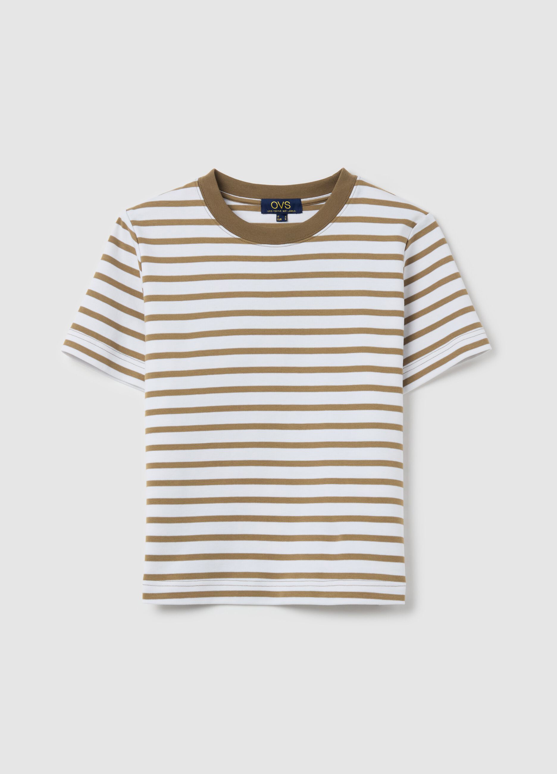 T-shirt with horizontal stripes