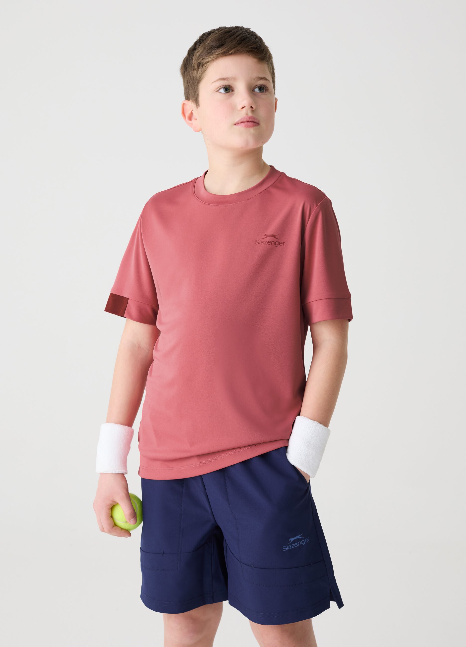SLAZENGER T-shirt in technical fabric