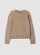 Beige pure cashmere crew-neck jumper_0