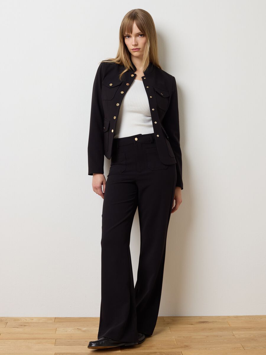 Blazer nero slim fit_1