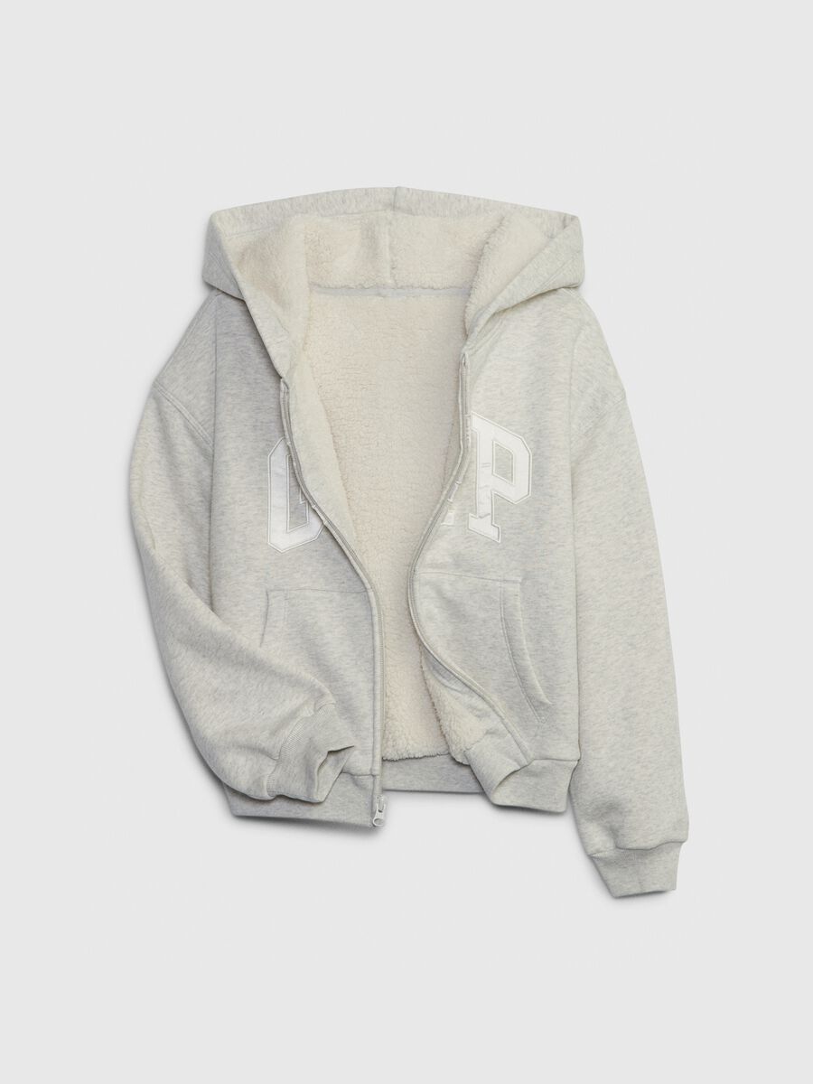 Full-zip with sherpa lining and logo patch_2