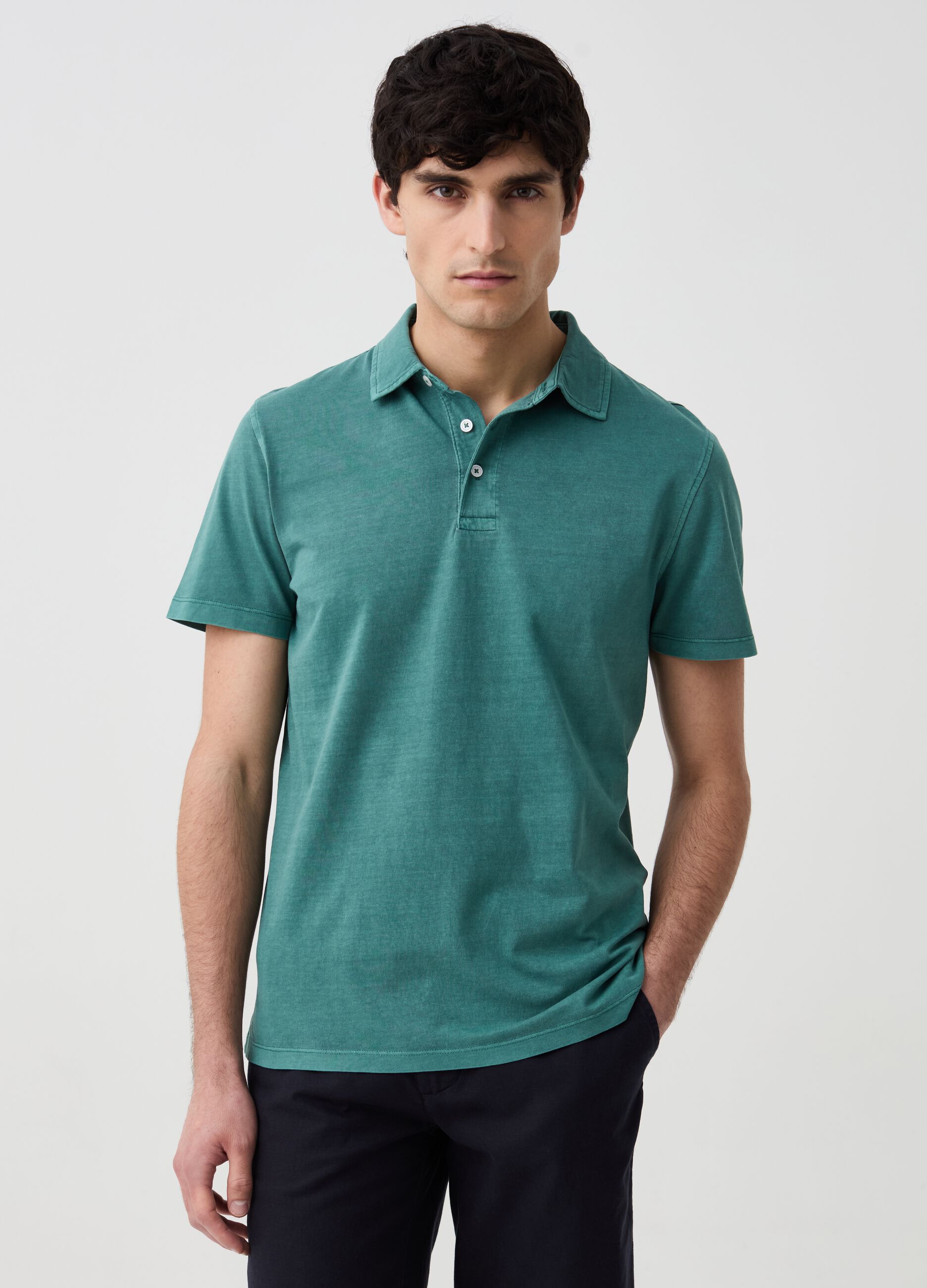 Ovs Polo in jersey di cotone