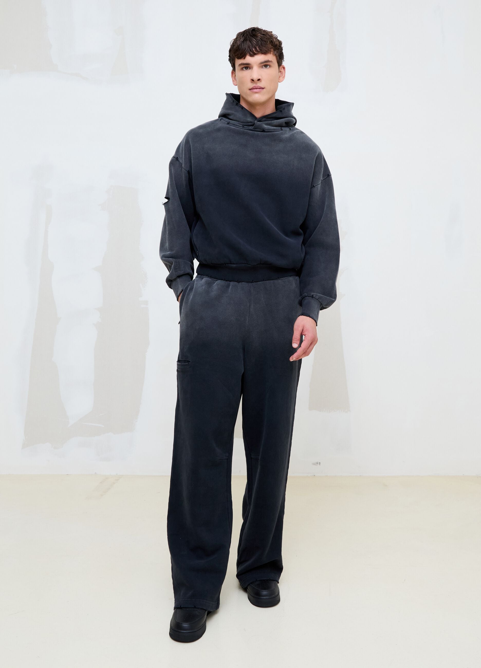 Sweatpants Sunfaded Black