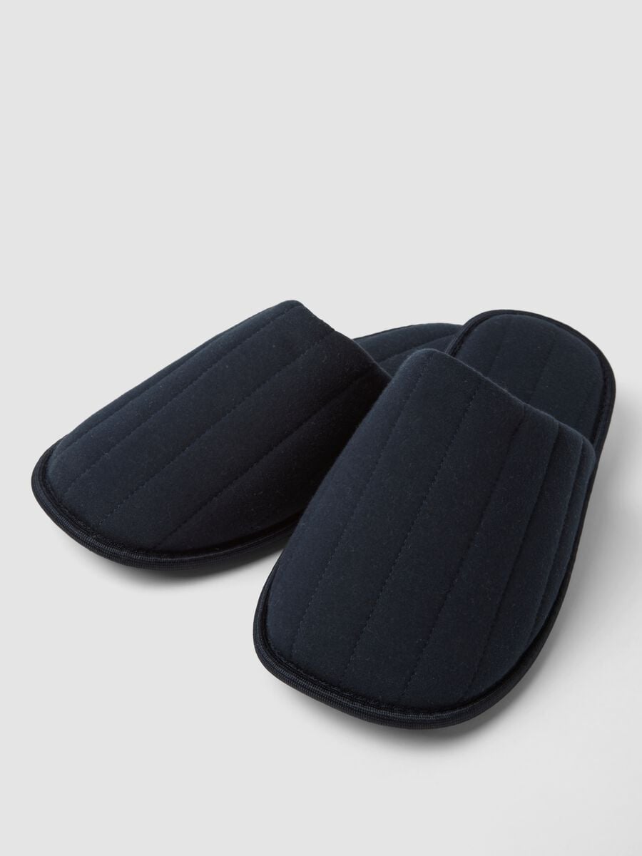 Pantofole blu imbottite da casa_1